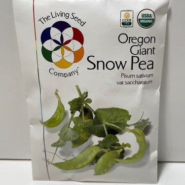 Organic Oregon Giant Snow Pea Seeds